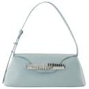 Bolsa Eva Hobo - Elleme - Turquesa - Couro - Autre Marque