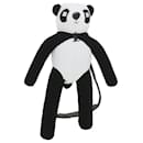 LOUIS VUITTON LV Friend Panda Bear Shoulder Bag cotton Black White M57414 37880a - Louis Vuitton