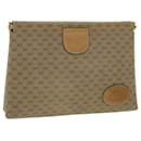 GUCCI Micro GG Canvas Clutch Bag PVC Leder Beige 67-039-5229 Auth 37974 - Gucci