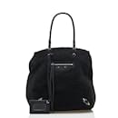 Balenciaga Shearling Papier Tote Bag Leather Tote Bag in Excellent condition