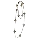 Alhambra long necklace 11 yellow gold patterns - Van Cleef & Arpels