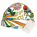 Gucci women's hat in multicolor pure cotton