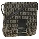FENDI Zucchino Canvas Sac à bandoulière Marron Beige Auth rd4369 - Fendi