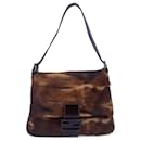 Fourrure Marron Fendi Baguette Mamma