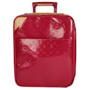 Louis Vuitton Pegase 45 trolley in red patent leather