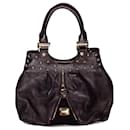Black Calf Leather HOBO Top Handle Zipped Handbag - Jimmy Choo