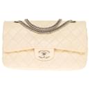 Sac Chanel Timeless/Classic in Beige Leather - 121252969