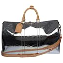 LOUIS VUITTON Keepall Bag in Silver Leather - 100226 - Louis Vuitton