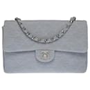 Sac Chanel Timeless/Classic Blue Cotton - 100444