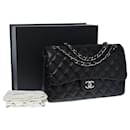 Sac Chanel Timeless/classic black leather - 101074