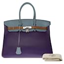 Birkin handbag 35 LIMITED SERIES HARLEQUIN-100915 - Hermès