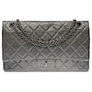 Chanel bag 2.55 in Gray Leather - 100656