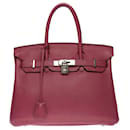 Hermes Birkin handbag 30 LEATHER TOGO ROSEWOOD-100757 - Hermès