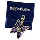 Pendant, Vintage Yves Saint Laurent "Butterfly" Charm 80S