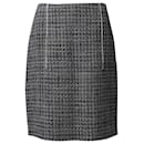 Prada Pencil Skirt in Grey Wool