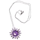 Mauboussin necklace "Mauve nights" white gold 750%o and amethyst