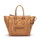 Luggage Leather Tote Bag - Céline