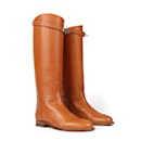HERMES  Boots T.eu 34 Leather - Hermès