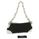 CHANEL Shoulder Bag Canvas Black CC Auth bs4514 - Chanel