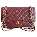 Classic Chanel bag Gm burgundy