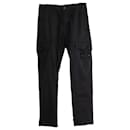 Stone Island Ghost Cargo Pants in Navy Blue Cotton
