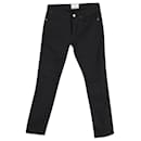 Acne Studios Slim Fit Max Jeans aus schwarzer Baumwolle