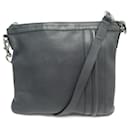 GUCCI MESSENGER HANDBAG 233329 ANTHRACITE GRAINED LEATHER CROSSBODY BAG - Gucci