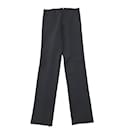 Pantaloni The Row Corza con orlo con zip in poliammide nera - The row