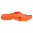 Balenciaga Mold Slide Sandals in Orange Rubber