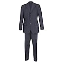 Gucci Pinstripe Suit Set in Navy Blue Wool