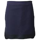 N21 Pencil Skirt in Navy Blue Polyester - Autre Marque