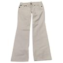 Dsquared2 Flared Jeans in White Denim
