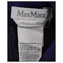 Max Mara Geometric Printed Skirt in Purple Cotton