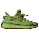 ADIDAS YEEZY BOOST 350 V2 in Semi Frozen Neon Yellow Polyester - Autre Marque