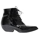 Saint Laurent Ankle Boots in Patent Leather