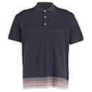 Missoni Short Sleeve Polo Shirt in Black Cotton 