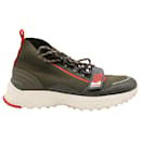 Coach C243 One Strap Runner Sneakers in Olive Leather