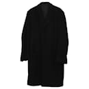 Ermenegildo Zegna Long Coat in Black Cashmere