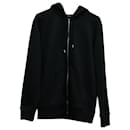 a.P.C Zipper Hoodie Jacket in Black Cotton - Autre Marque