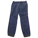 Sacai Corduroy Pants in Navy Blue Cotton