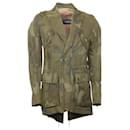 Dsquared2 Camouflage Jacket in Brown Cotton 