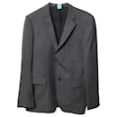 Gucci Single-Breasted Suit Jacket in Grey Wool