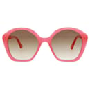 Chloé Round-Frame Acetate Sunglasses