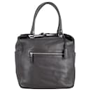 Joseph Zipper Front Handle Bag in Black leather 