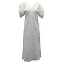 Mara Hoffman Gracen Kleid mit Puffärmeln aus weißer Baumwolle - Autre Marque