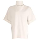 Ellery Hopper Cowl Top in White Polyester