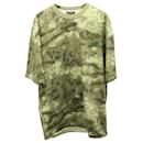 Yeezy stagione 3 T-shirt mimetica in cotone verde
