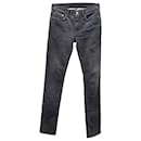 Jeans Acne Studios North Skinny Fit em jeans de algodão preto