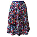 Falda midi con estampado abstracto Saloni en algodón multicolor - Autre Marque