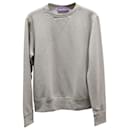 Suéter con cuello redondo en algodón gris de Ralph Lauren Purple Label - Autre Marque